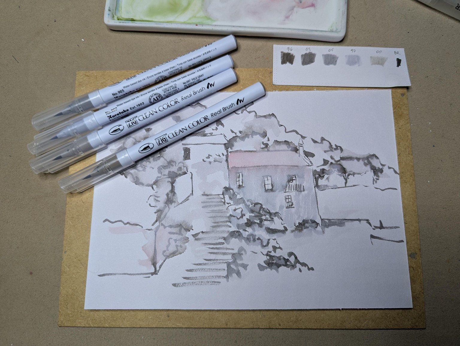 Urban sketching - image 5 - student project