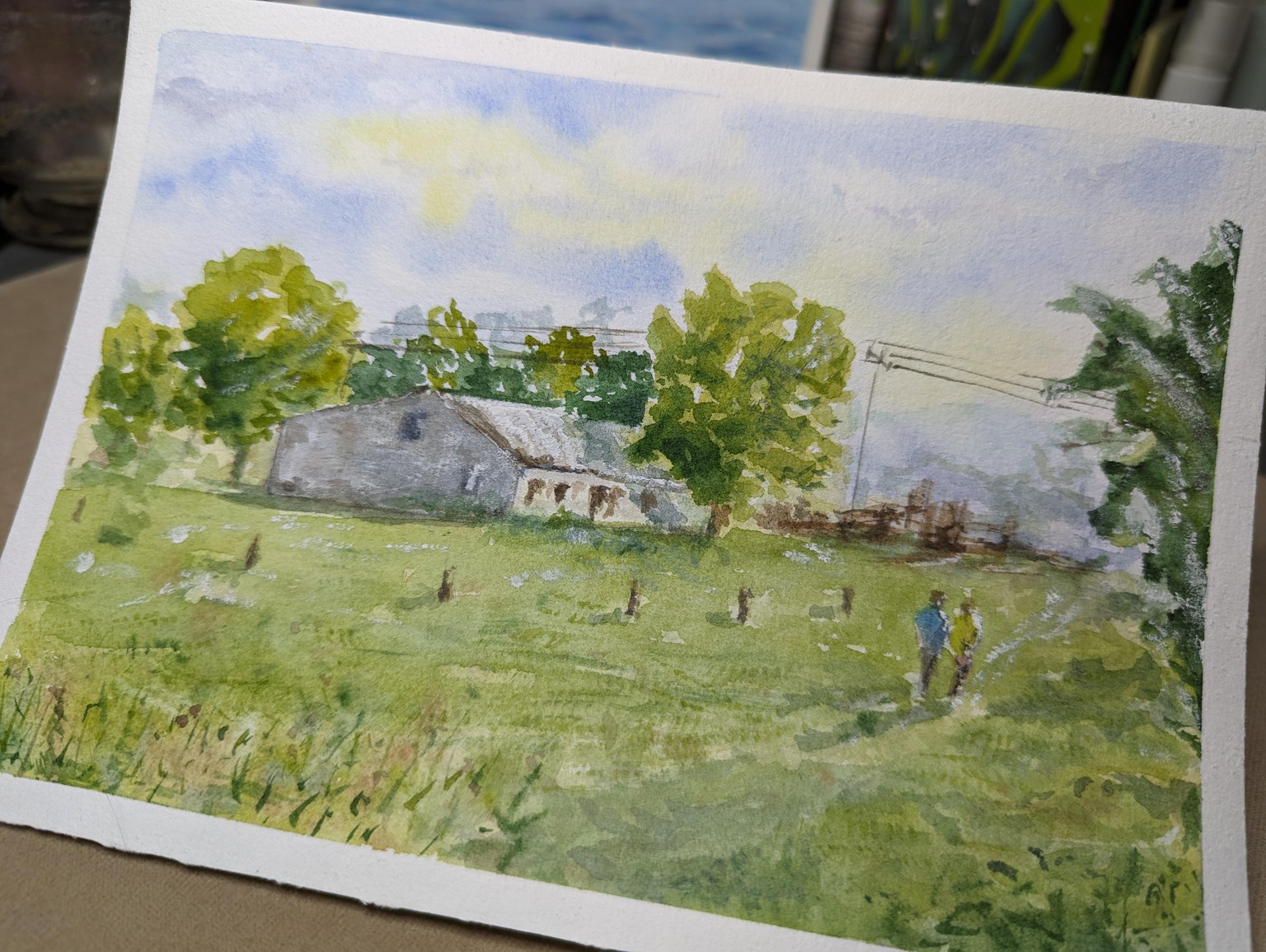 Light in Watercolor Landscapes - image 1 - student project