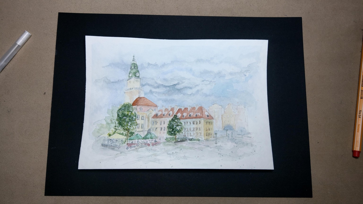 Drawing of a building - image 2 - student project