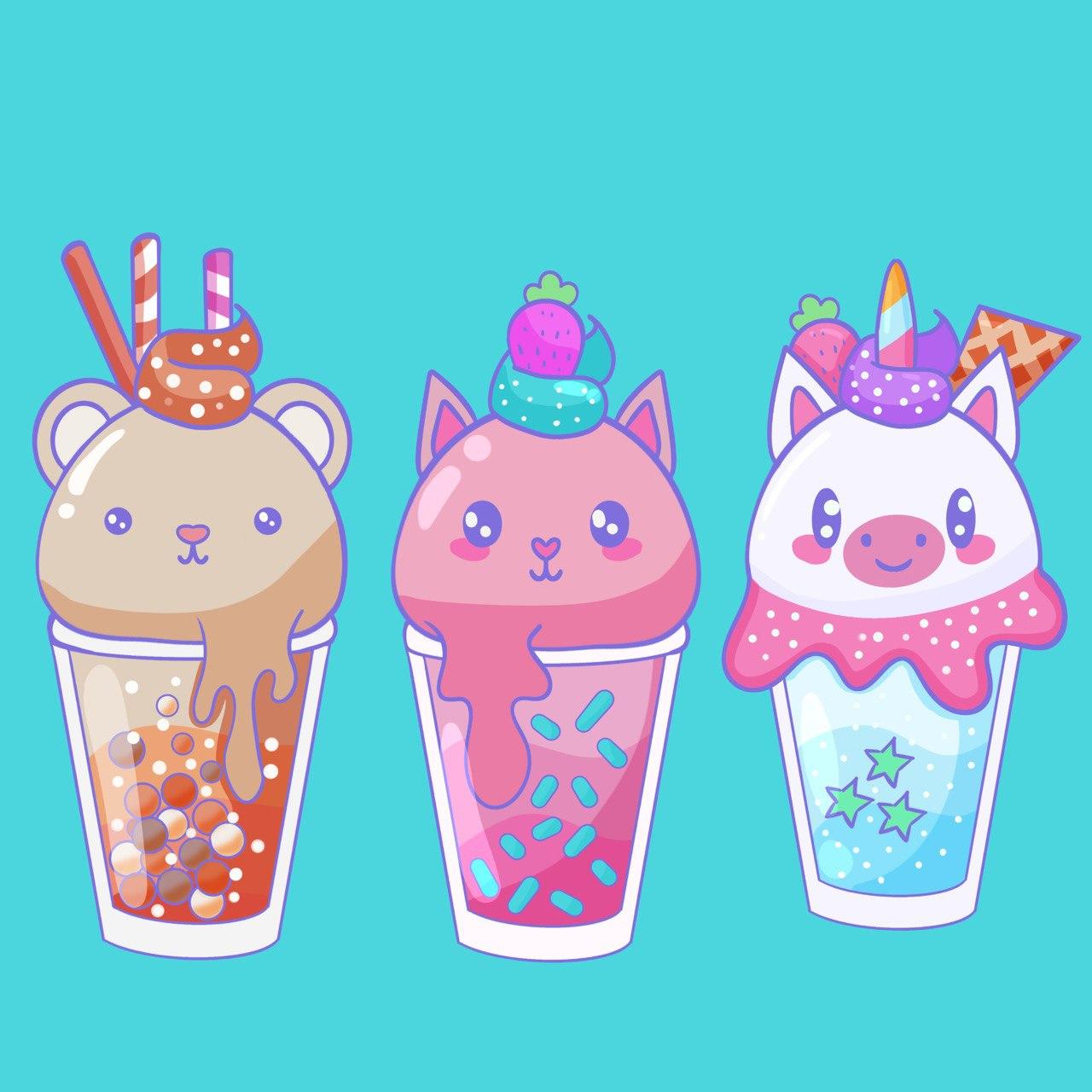 Kawaii Milkshakes - image 1 - student project