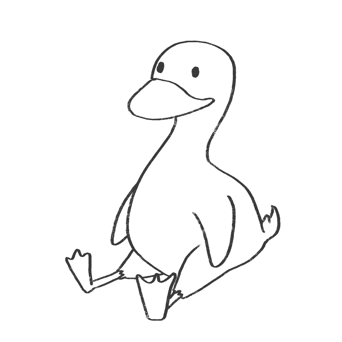 Duck eats pancake - image 1 - student project