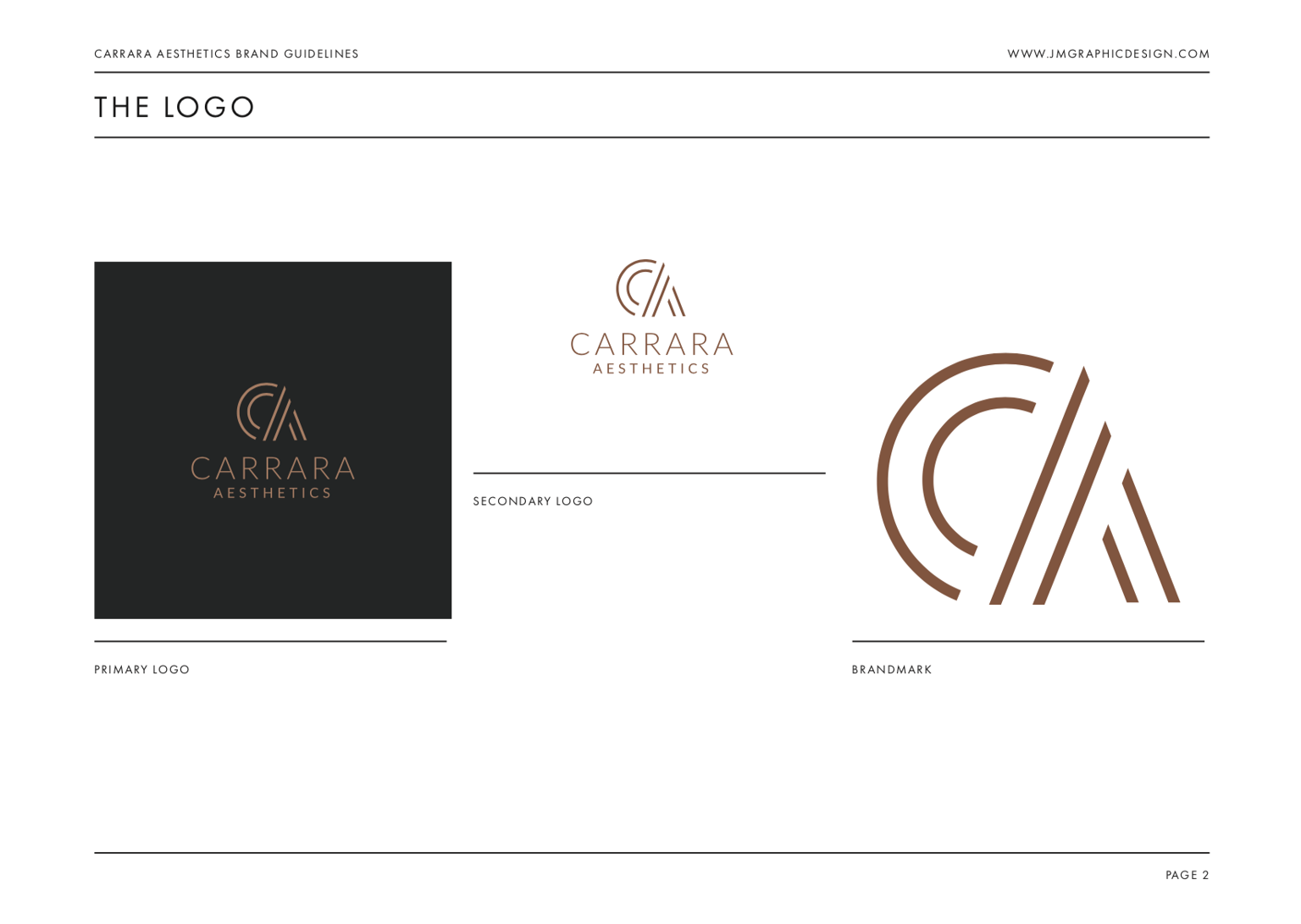 Brand Identity Design: Carrara Aesthetics - image 23 - student project