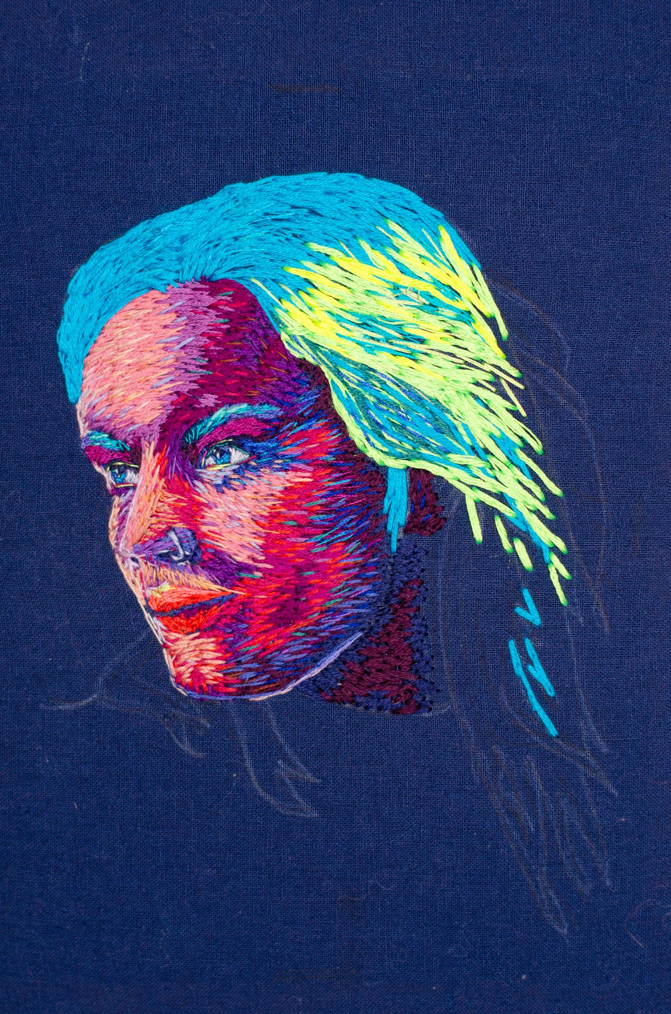 Thread Portrait - image 1 - student project