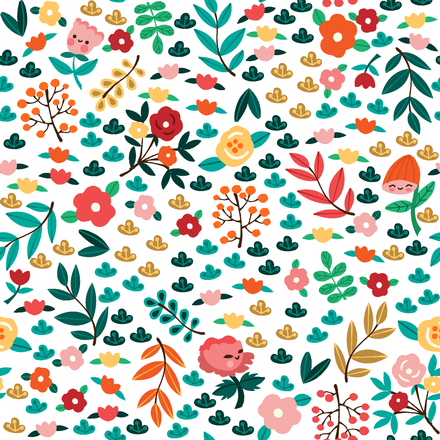Children's Spring Floral  - image 1 - student project
