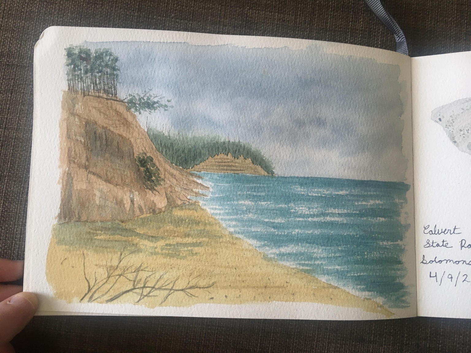 Watercolor Seascape - image 1 - student project