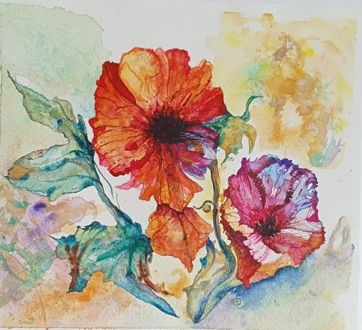 Abstract Flowers - image 1 - student project