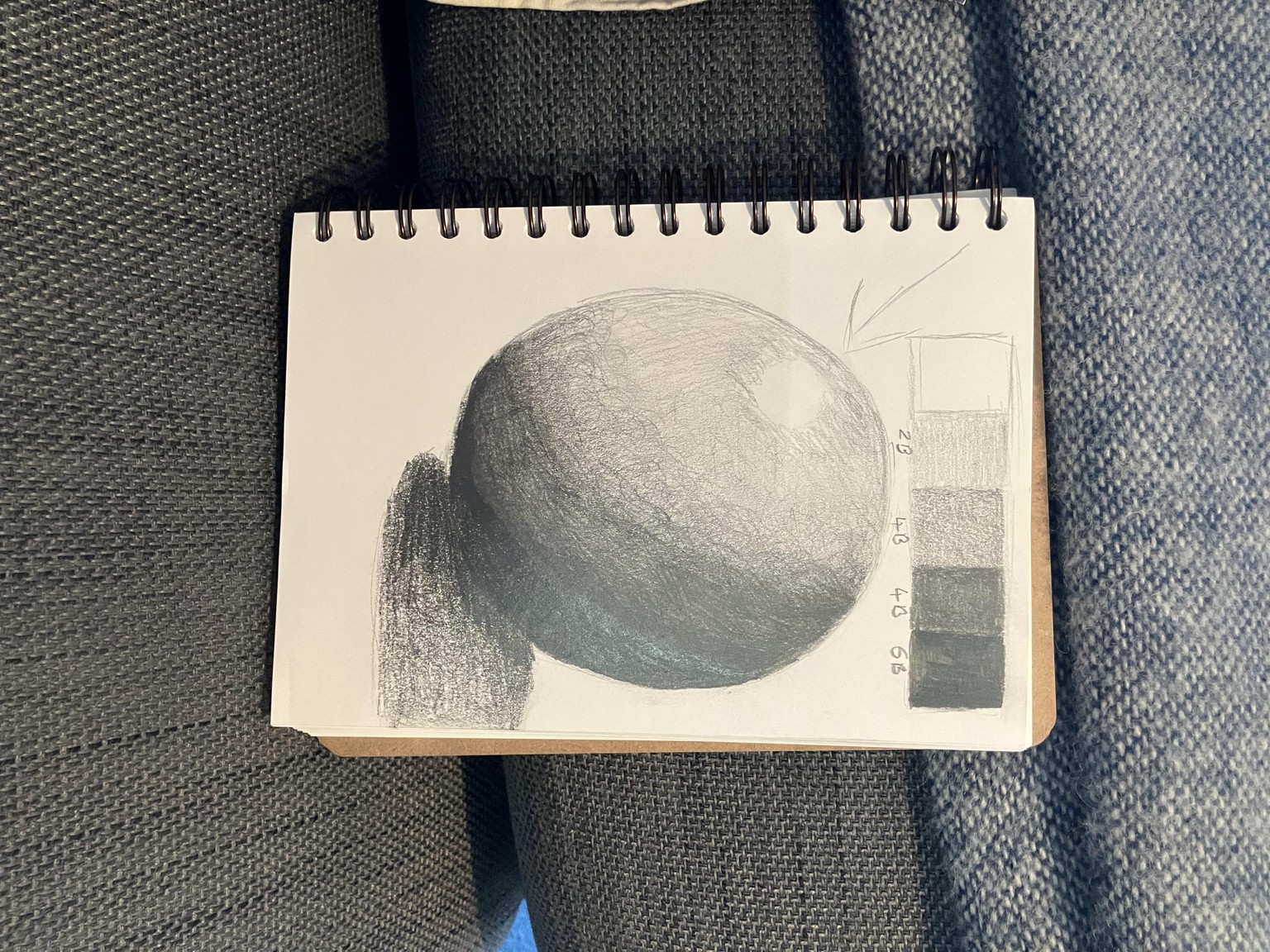 Reverse drawing of a leaf - image 1 - student project