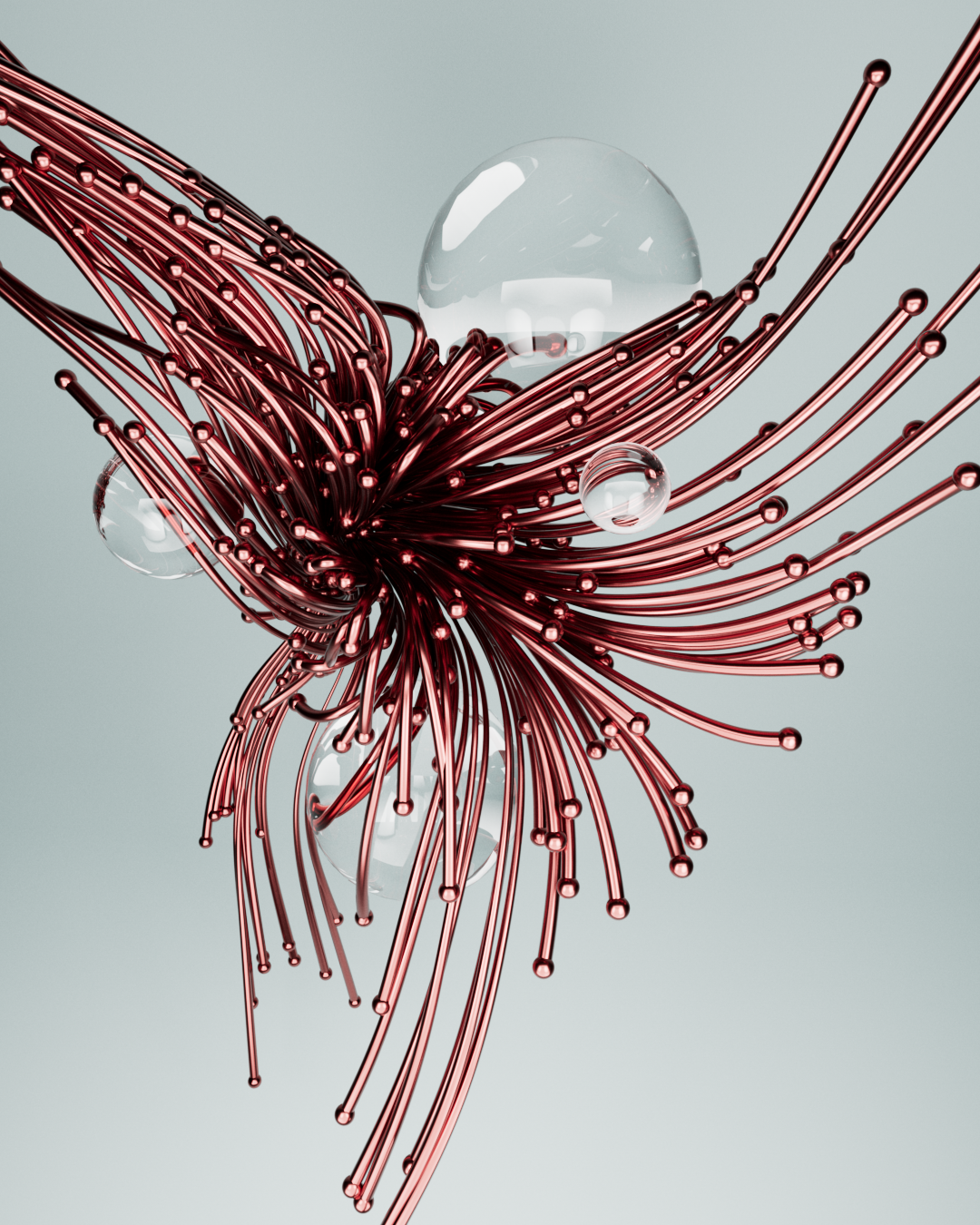 Abstract Flowing Tendrils - image 1 - student project