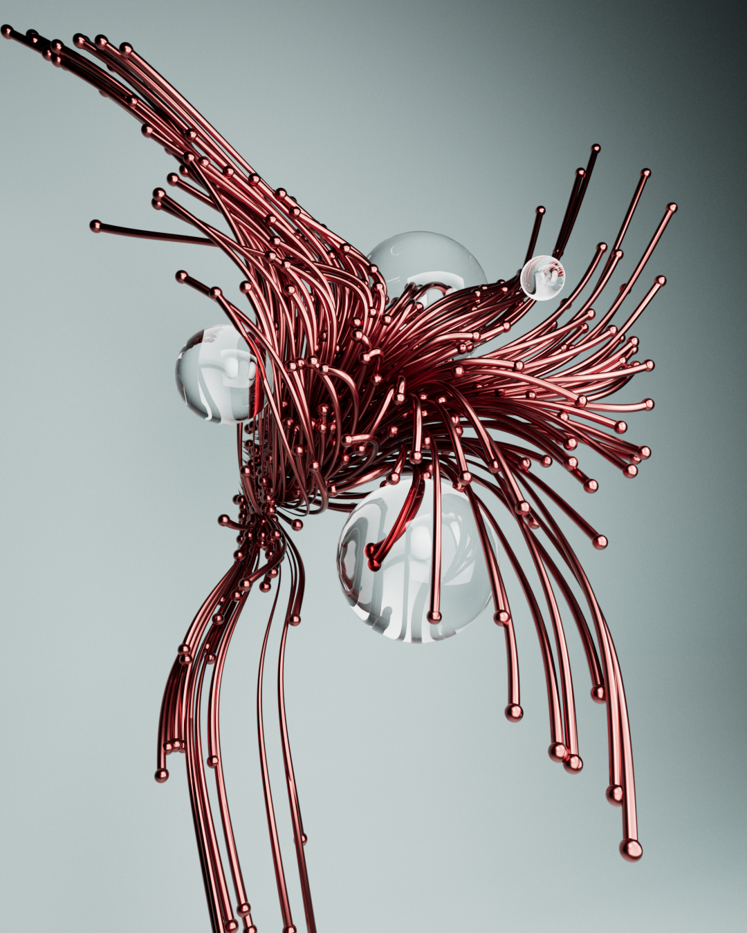 Abstract Flowing Tendrils - image 3 - student project