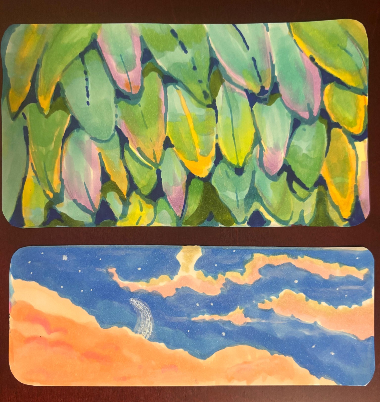 Alcohol Marker Textures - image 1 - student project
