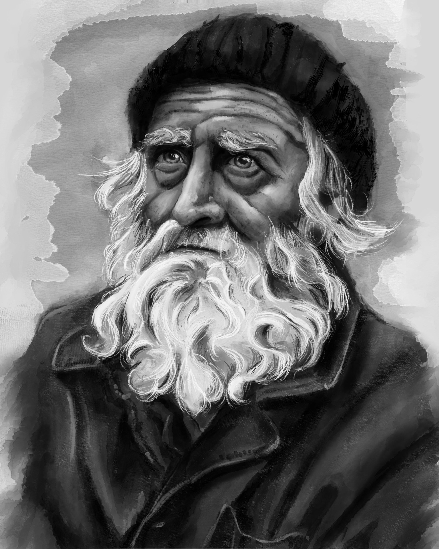 Salty Sailor Portrait - image 2 - student project