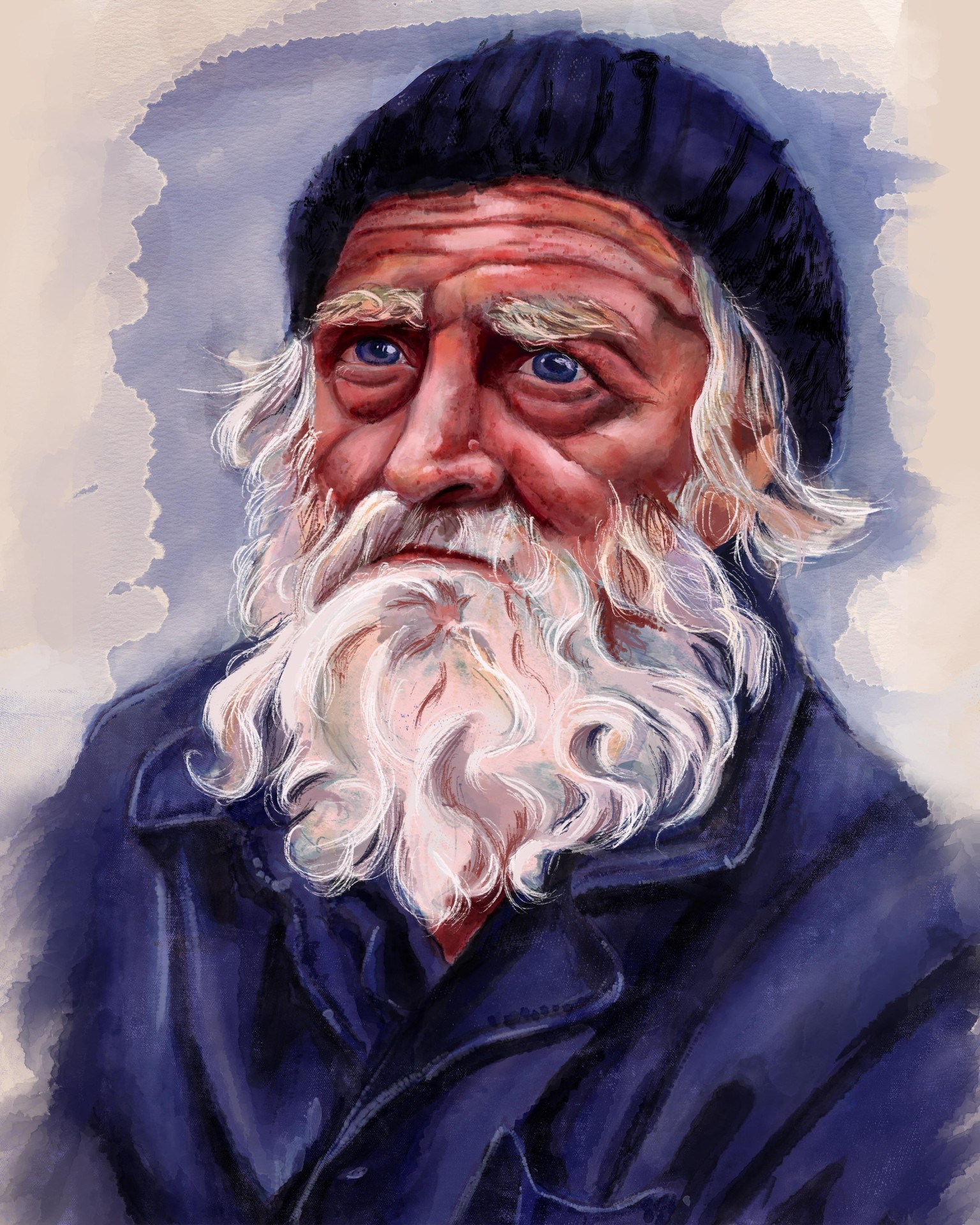 Salty Sailor Portrait - image 3 - student project