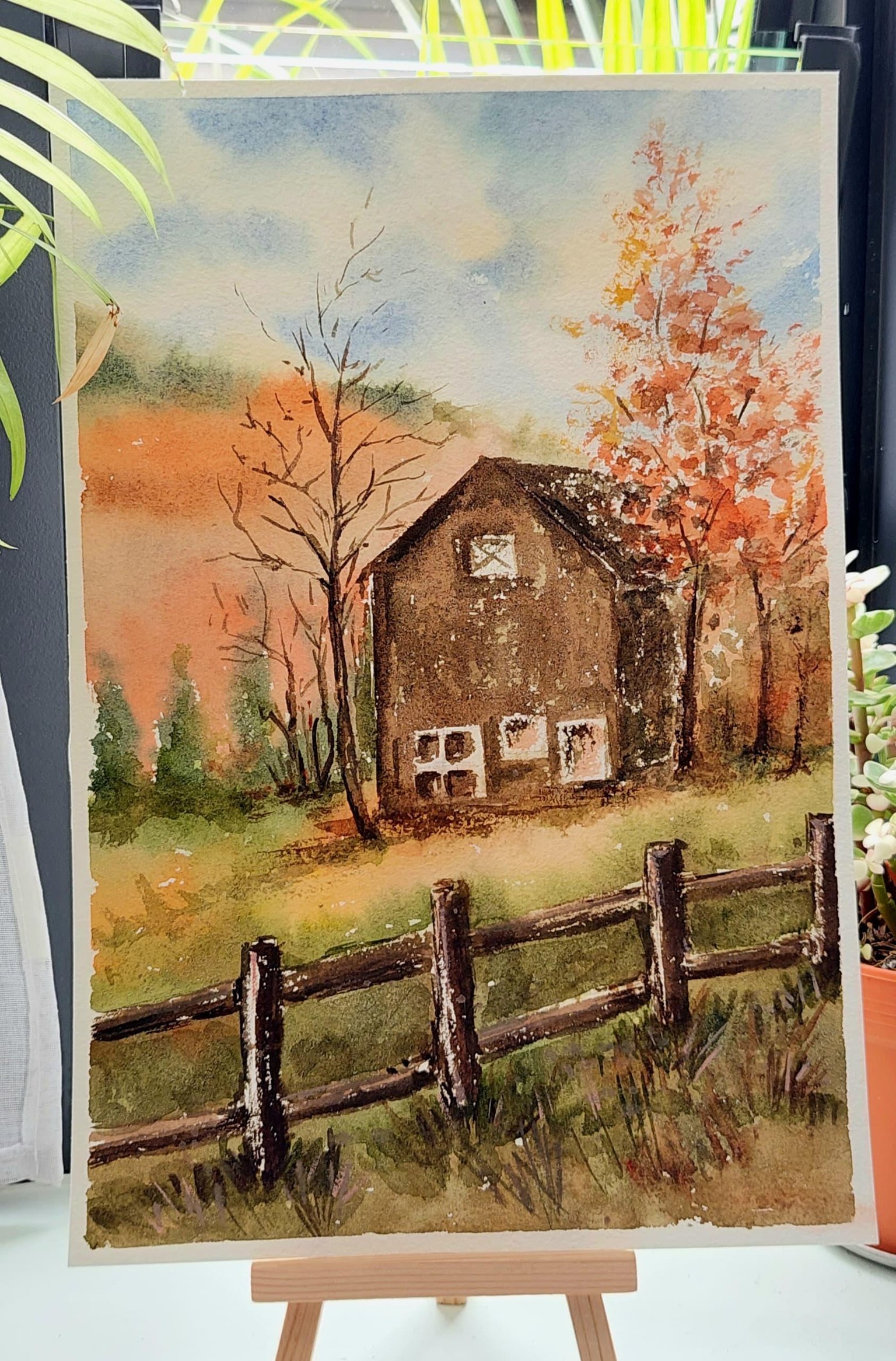 Watercolor Autumn Landscapes - image 1 - student project