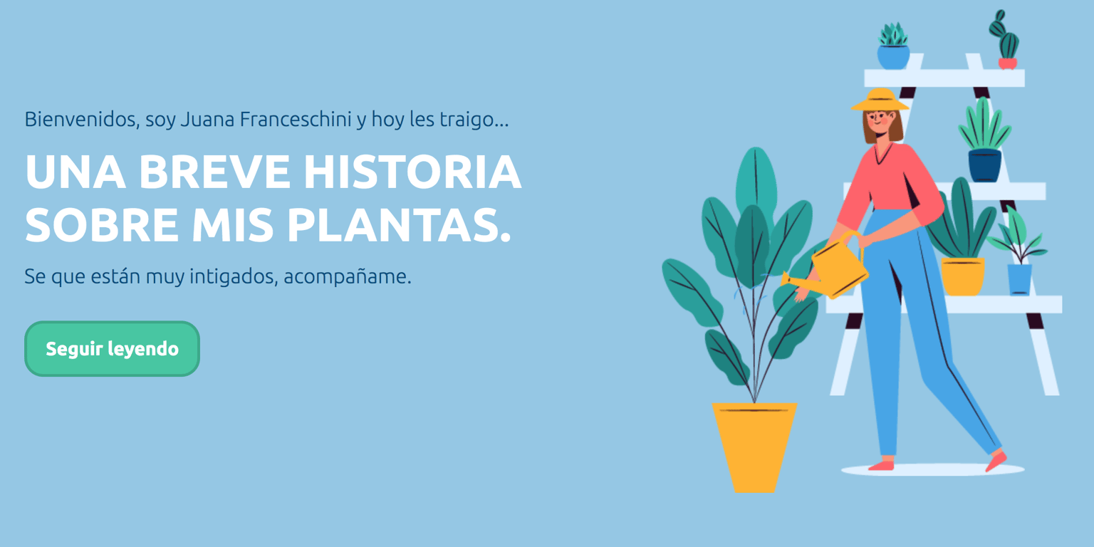 Mis Plantas - Website - image 1 - student project