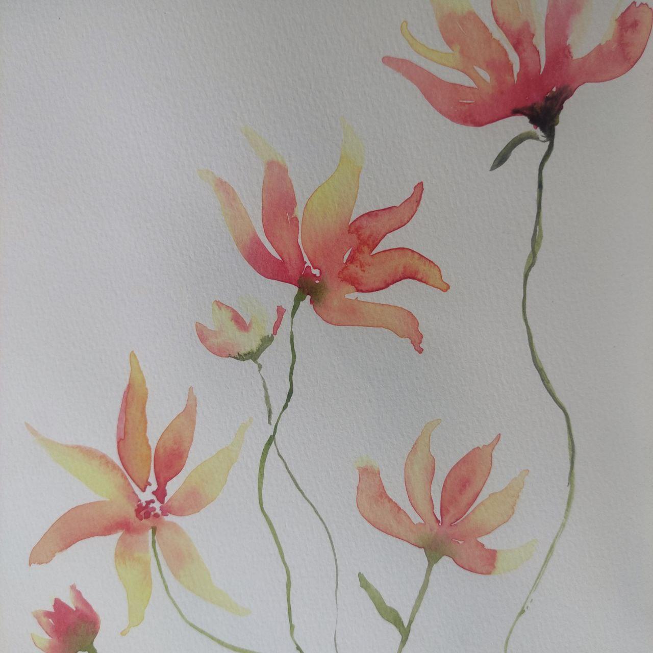 7-Day Watercolor Floral Challenge - image 7 - student project