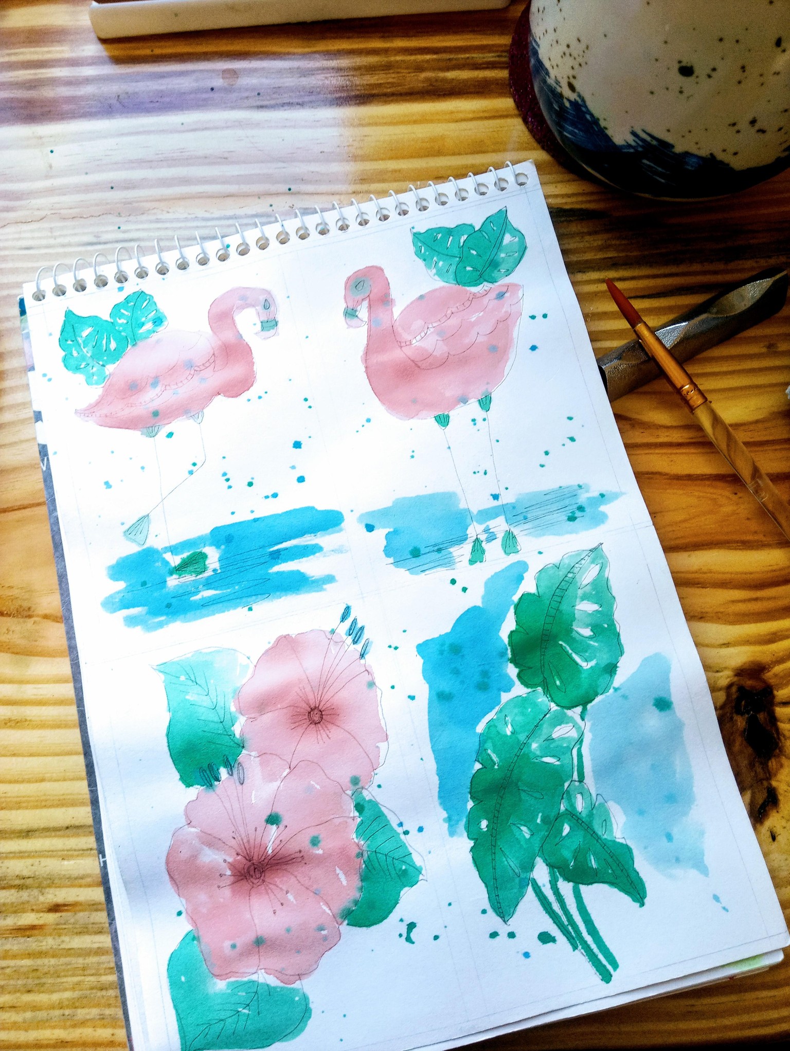 Cute Tropical Art - image 1 - student project