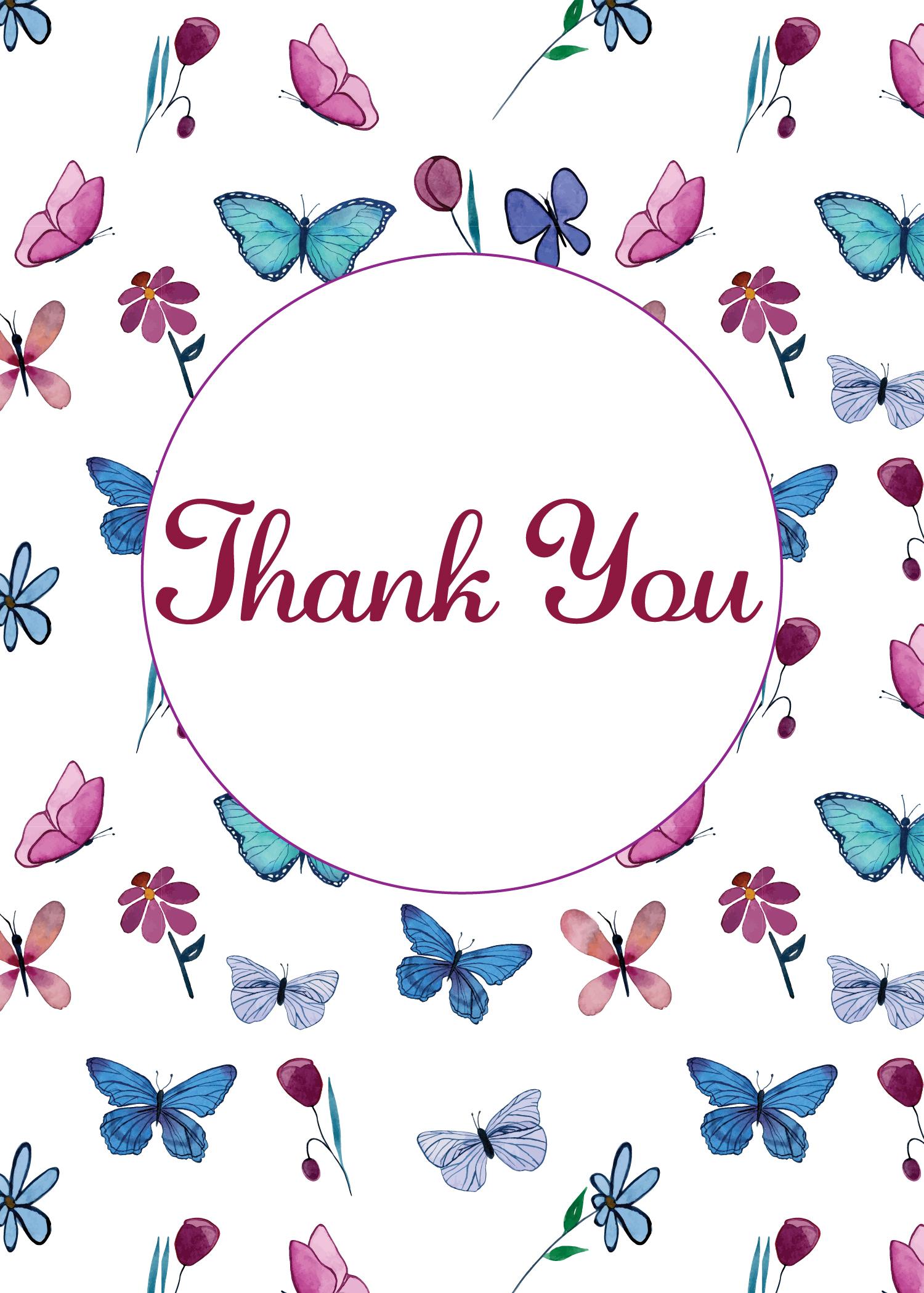 Thank you card - image 1 - student project
