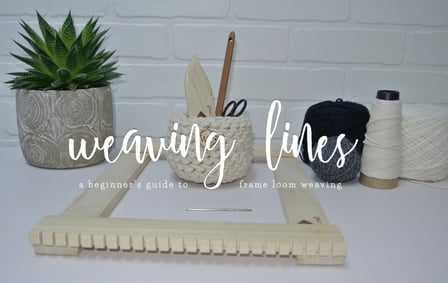 Weaving Lines: A Beginner’s Guide to Frame Loom Weaving