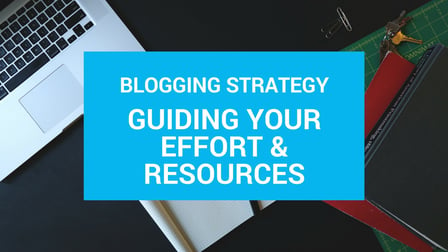 Blogging Strategy: A Framework For Guiding Your Effort and Resources.