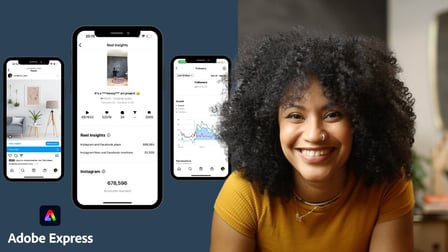 An Artists’ Social Media Workflow: How to Grow your Instagram following using Adobe Express.