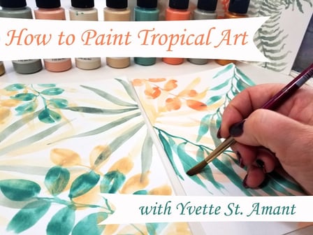 Yvette St. Amant Acrylic Paints, Art Supplies, Online Art Courses