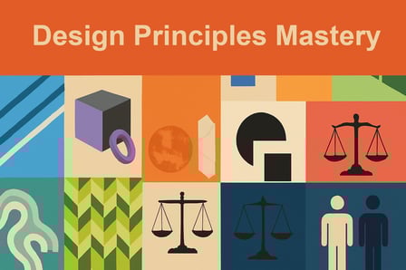 conceptual illustration showing memory anchors and post-presentation impact strategies with vibrant orange visual hooks against white background