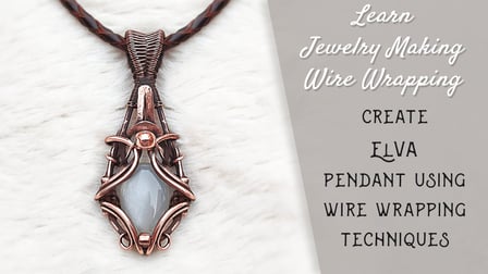 Wire Wrapping Jewelry Making: Create Magical Moon Pendant with Wire Weaving  Technique: Step-by-Step Book & Tutorial to Create Magical Moon, A Wire