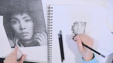 Drawing Backwards with an Eraser: Charcoal Techniques, Kristina Moyor