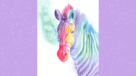 Image result for using masking fluid watercolor zebra