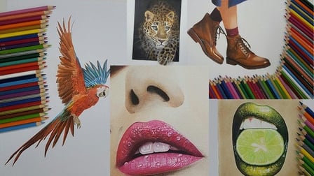 Colored Pencil Drawing Technique: Blending with Solvent, Kirsty Partridge  Art