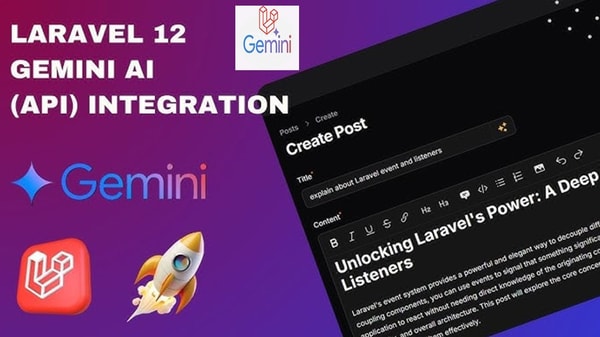Laravel API: Development with Google Gemini AI