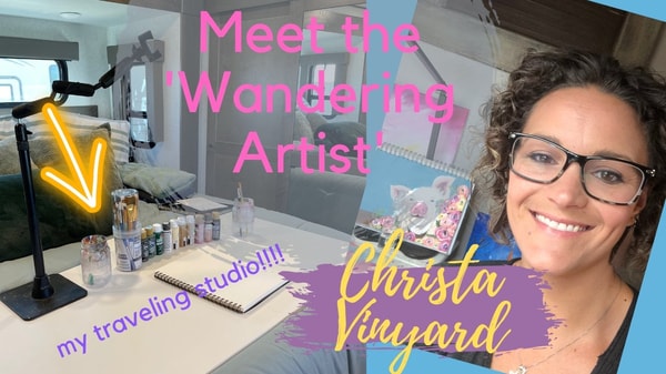 Learn to paint EASY Retro Palm Trees