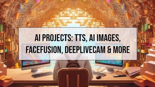 AI Python Projects: Text to Speech, Unlimited Free AI Images, FaceFusion, DeepLiveCam
