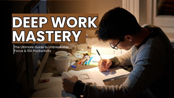Deep Work Mastery: The Ultimate Guide to Unbreakable Focus & 10X Productivity