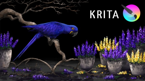 Painting a Digital Artwork with Krita: The full Process made easy