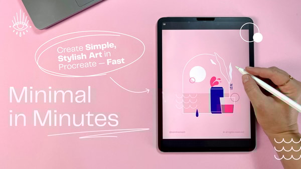 Minimal in Minutes: Create A Stylish, Summer Themed Illustration in Procreate — Fast.
