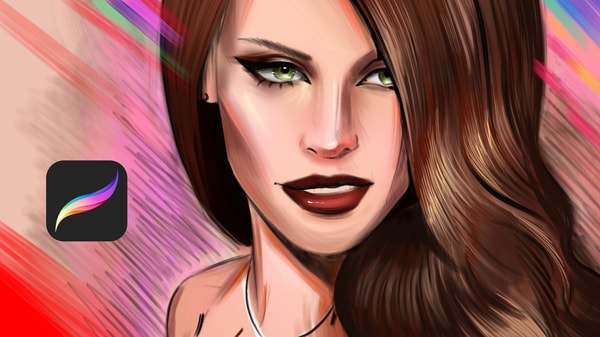 Realistic Portrait Coloring in Procreate