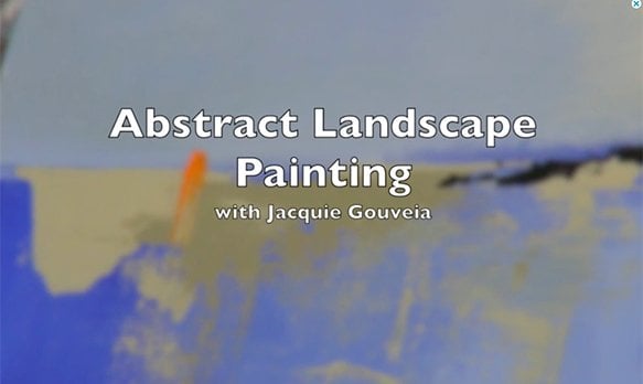 Learn to Paint an Abstract Landscape Painting with Acrylics