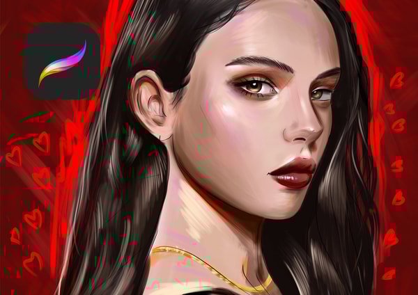 Paint with Me: Digital Portrait Painting in Procreate