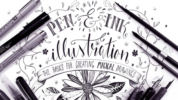 Magical Pen & Ink Illustration / Drawing & Illustrating Practices in Ink for Beginners