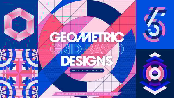 Mastering Adobe Illustrator Tools & Techniques for Creating Geometric Grid-Based Designs