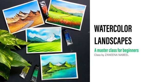 Watercolor Landscapes - A master class for beginners