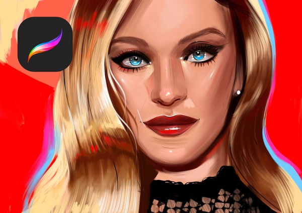 Digital Portrait Painting in Procreate: Step by Step for All Levels