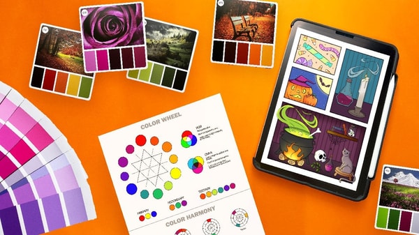 All About Color In Procreate + A Bit of Color Theory | FREE COLORING PAGE!!!