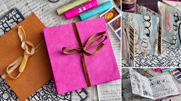Fold, Paint, Create: Making a Concertina Art Book for Mixed-Media Fans