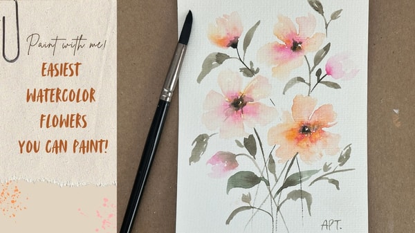 The Secret to Effortless Watercolor Florals - Easy Watercolor Painting
