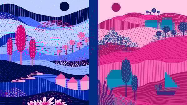 Illustrated Landscapes: Mindful Drawing in Procreate