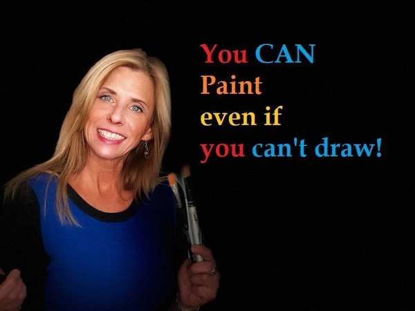 How to Paint a Snowman . .. even if you can't draw