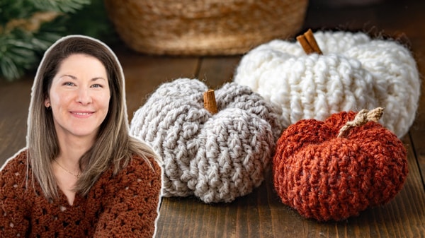 Crochet a Cozy Pumpkin: Learn the Alpine Stitch Step by Step