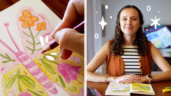 Start Your Art Habit in 7 Days: A Week of Guided Sketchbook Drawings